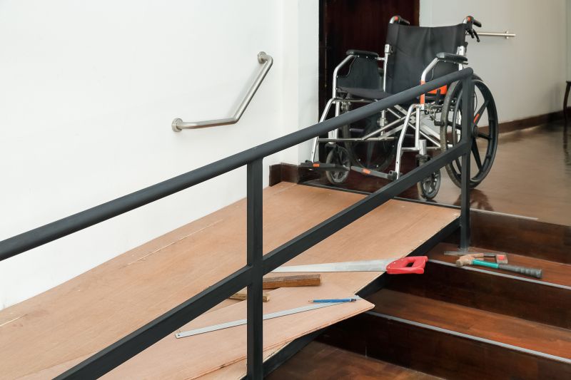 Commercial Ramp with Handrails